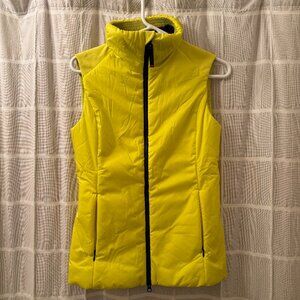 NWT! BOGNER Fire+Ice Neon Yellow Puffer Vest size XS/4
